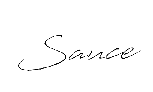 The best way (Antro_Vectra) to make a short signature is to pick only two or three words in your name. The name Sauce include a total of six letters. For converting this name. Sauce signature style 6 images and pictures png