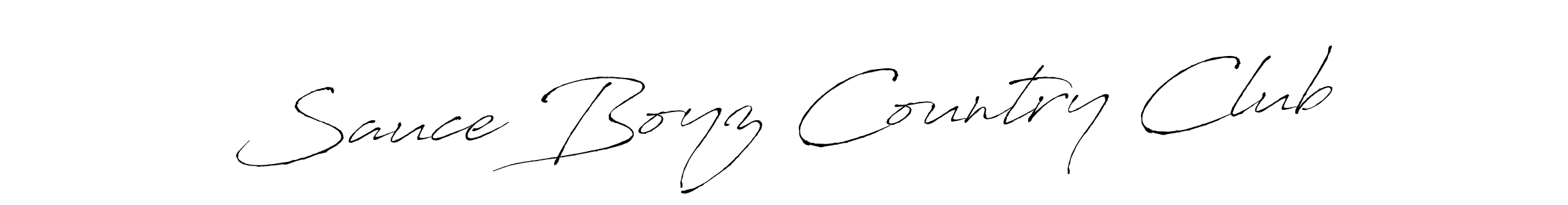 It looks lik you need a new signature style for name Sauce Boyz Country Club. Design unique handwritten (Antro_Vectra) signature with our free signature maker in just a few clicks. Sauce Boyz Country Club signature style 6 images and pictures png