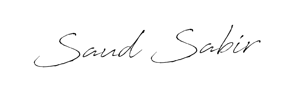 The best way (Antro_Vectra) to make a short signature is to pick only two or three words in your name. The name Saud Sabir include a total of six letters. For converting this name. Saud Sabir signature style 6 images and pictures png