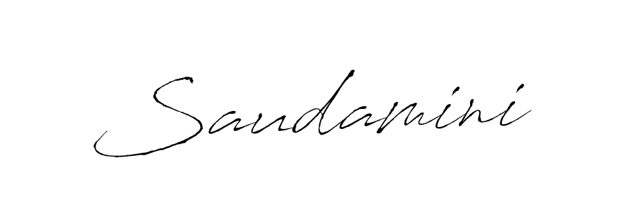 Also we have Saudamini name is the best signature style. Create professional handwritten signature collection using Antro_Vectra autograph style. Saudamini signature style 6 images and pictures png