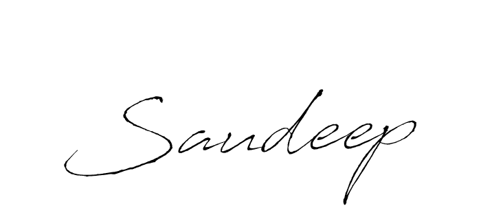 Create a beautiful signature design for name Saudeep. With this signature (Antro_Vectra) fonts, you can make a handwritten signature for free. Saudeep signature style 6 images and pictures png