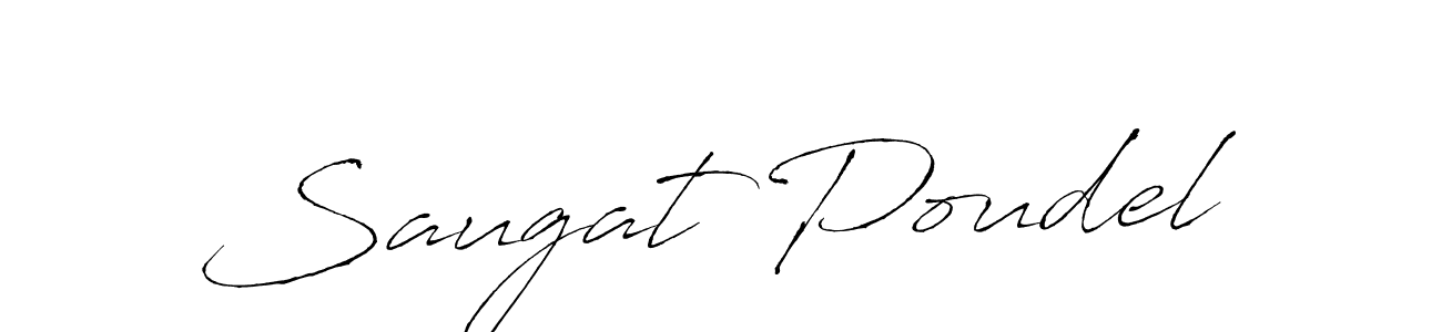 Antro_Vectra is a professional signature style that is perfect for those who want to add a touch of class to their signature. It is also a great choice for those who want to make their signature more unique. Get Saugat Poudel name to fancy signature for free. Saugat Poudel signature style 6 images and pictures png