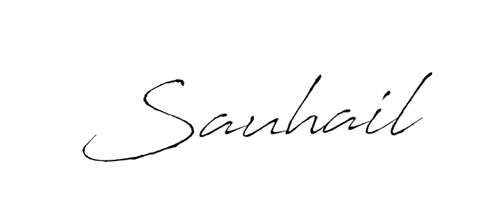 Design your own signature with our free online signature maker. With this signature software, you can create a handwritten (Antro_Vectra) signature for name Sauhail. Sauhail signature style 6 images and pictures png