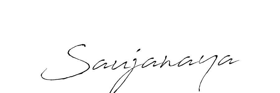 Create a beautiful signature design for name Saujanaya. With this signature (Antro_Vectra) fonts, you can make a handwritten signature for free. Saujanaya signature style 6 images and pictures png