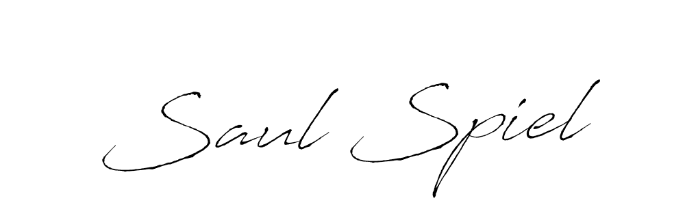 Design your own signature with our free online signature maker. With this signature software, you can create a handwritten (Antro_Vectra) signature for name Saul Spiel. Saul Spiel signature style 6 images and pictures png