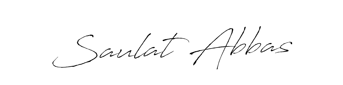 You should practise on your own different ways (Antro_Vectra) to write your name (Saulat Abbas) in signature. don't let someone else do it for you. Saulat Abbas signature style 6 images and pictures png