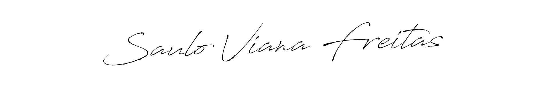 Also we have Saulo Viana Freitas name is the best signature style. Create professional handwritten signature collection using Antro_Vectra autograph style. Saulo Viana Freitas signature style 6 images and pictures png