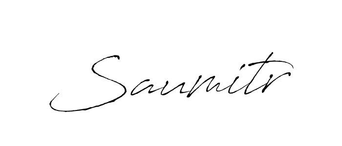 How to make Saumitr signature? Antro_Vectra is a professional autograph style. Create handwritten signature for Saumitr name. Saumitr signature style 6 images and pictures png