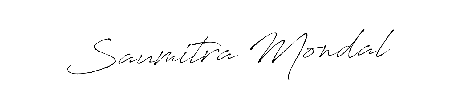 Saumitra Mondal stylish signature style. Best Handwritten Sign (Antro_Vectra) for my name. Handwritten Signature Collection Ideas for my name Saumitra Mondal. Saumitra Mondal signature style 6 images and pictures png