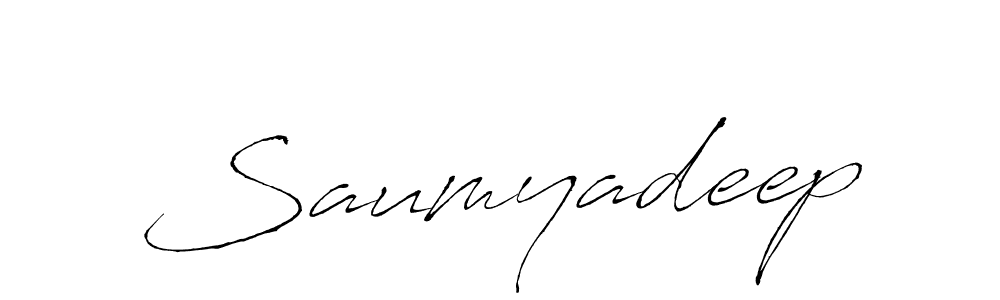Saumyadeep stylish signature style. Best Handwritten Sign (Antro_Vectra) for my name. Handwritten Signature Collection Ideas for my name Saumyadeep. Saumyadeep signature style 6 images and pictures png