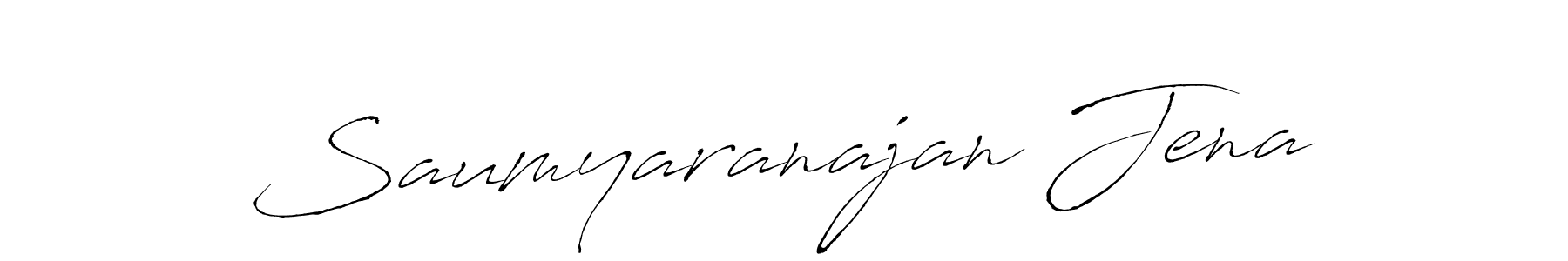 Saumyaranajan Jena stylish signature style. Best Handwritten Sign (Antro_Vectra) for my name. Handwritten Signature Collection Ideas for my name Saumyaranajan Jena. Saumyaranajan Jena signature style 6 images and pictures png