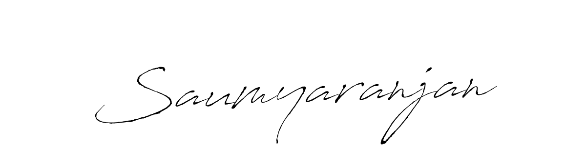 Saumyaranjan stylish signature style. Best Handwritten Sign (Antro_Vectra) for my name. Handwritten Signature Collection Ideas for my name Saumyaranjan. Saumyaranjan signature style 6 images and pictures png