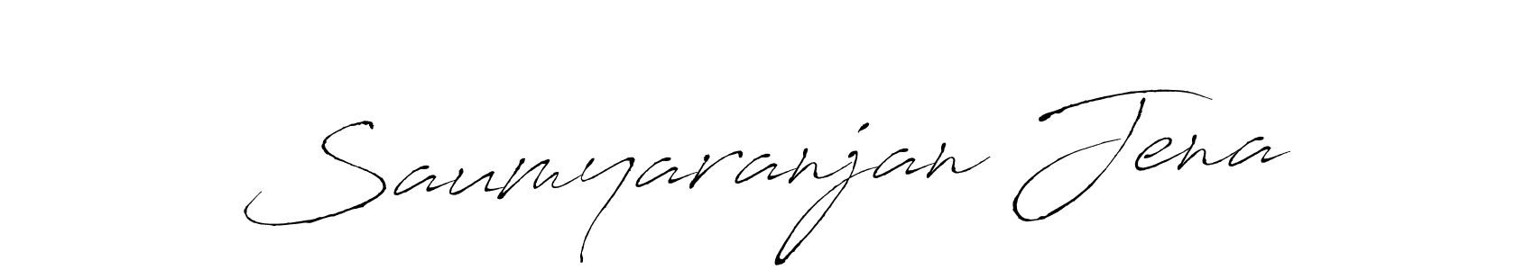 Make a beautiful signature design for name Saumyaranjan Jena. With this signature (Antro_Vectra) style, you can create a handwritten signature for free. Saumyaranjan Jena signature style 6 images and pictures png
