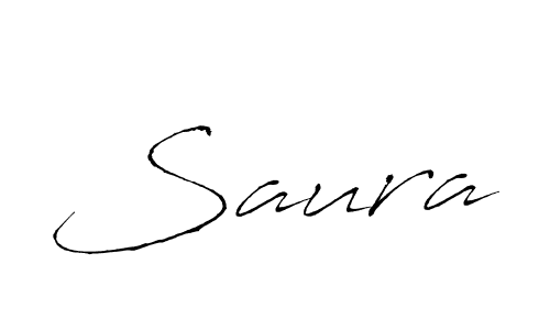 Use a signature maker to create a handwritten signature online. With this signature software, you can design (Antro_Vectra) your own signature for name Saura. Saura signature style 6 images and pictures png