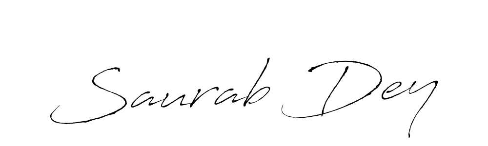 How to make Saurab Dey signature? Antro_Vectra is a professional autograph style. Create handwritten signature for Saurab Dey name. Saurab Dey signature style 6 images and pictures png