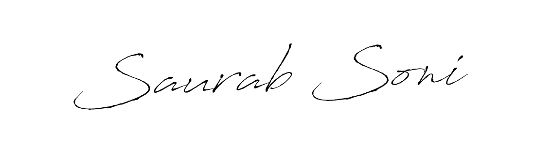 It looks lik you need a new signature style for name Saurab Soni. Design unique handwritten (Antro_Vectra) signature with our free signature maker in just a few clicks. Saurab Soni signature style 6 images and pictures png