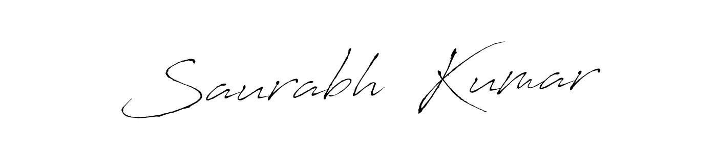 It looks lik you need a new signature style for name Saurabh  Kumar. Design unique handwritten (Antro_Vectra) signature with our free signature maker in just a few clicks. Saurabh  Kumar signature style 6 images and pictures png
