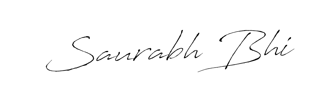 It looks lik you need a new signature style for name Saurabh Bhi. Design unique handwritten (Antro_Vectra) signature with our free signature maker in just a few clicks. Saurabh Bhi signature style 6 images and pictures png