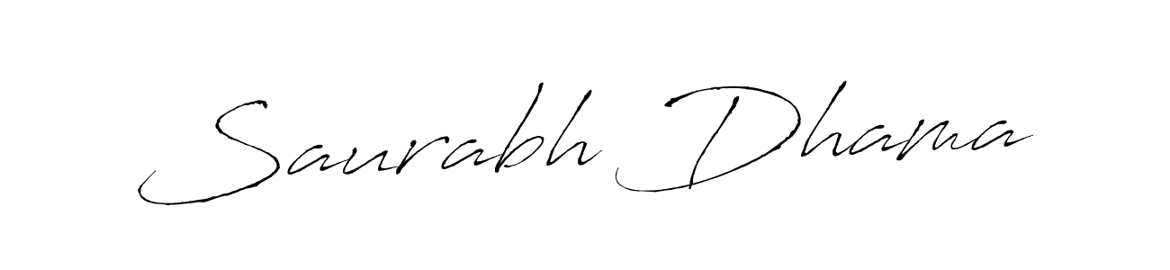 It looks lik you need a new signature style for name Saurabh Dhama. Design unique handwritten (Antro_Vectra) signature with our free signature maker in just a few clicks. Saurabh Dhama signature style 6 images and pictures png
