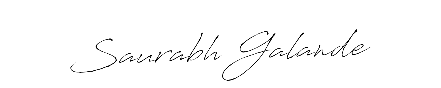 You should practise on your own different ways (Antro_Vectra) to write your name (Saurabh Galande) in signature. don't let someone else do it for you. Saurabh Galande signature style 6 images and pictures png