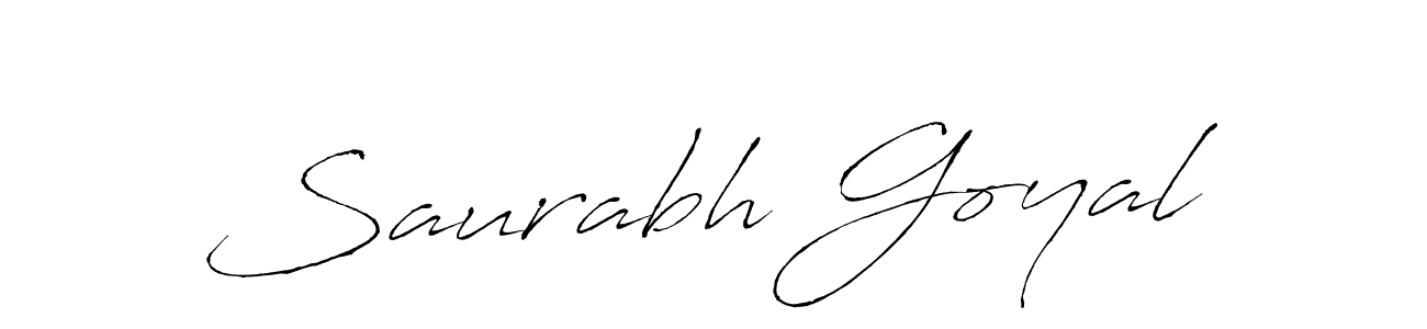 How to make Saurabh Goyal signature? Antro_Vectra is a professional autograph style. Create handwritten signature for Saurabh Goyal name. Saurabh Goyal signature style 6 images and pictures png