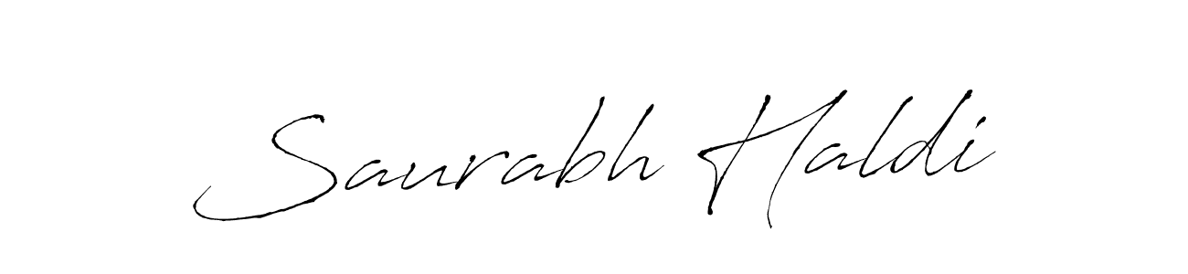 How to make Saurabh Haldi signature? Antro_Vectra is a professional autograph style. Create handwritten signature for Saurabh Haldi name. Saurabh Haldi signature style 6 images and pictures png