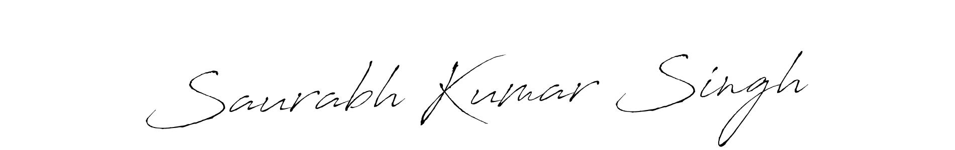 Design your own signature with our free online signature maker. With this signature software, you can create a handwritten (Antro_Vectra) signature for name Saurabh Kumar Singh. Saurabh Kumar Singh signature style 6 images and pictures png