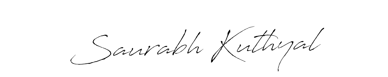 You should practise on your own different ways (Antro_Vectra) to write your name (Saurabh Kuthyal) in signature. don't let someone else do it for you. Saurabh Kuthyal signature style 6 images and pictures png