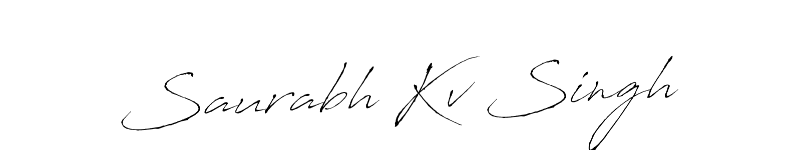 You can use this online signature creator to create a handwritten signature for the name Saurabh Kv Singh. This is the best online autograph maker. Saurabh Kv Singh signature style 6 images and pictures png