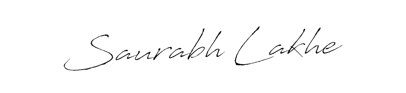 Also You can easily find your signature by using the search form. We will create Saurabh Lakhe name handwritten signature images for you free of cost using Antro_Vectra sign style. Saurabh Lakhe signature style 6 images and pictures png