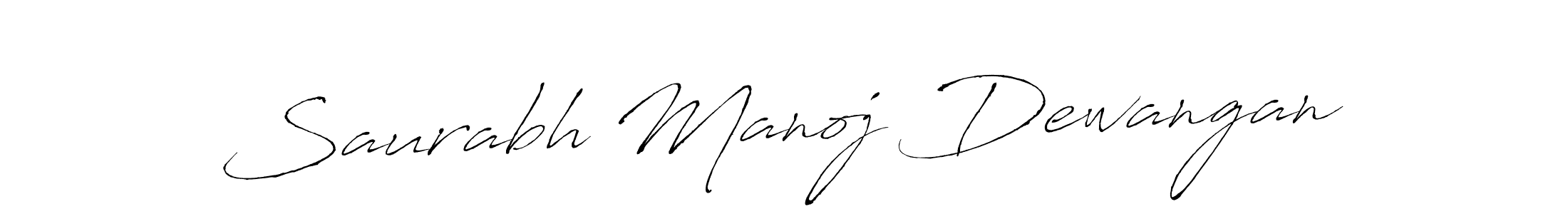 This is the best signature style for the Saurabh Manoj Dewangan name. Also you like these signature font (Antro_Vectra). Mix name signature. Saurabh Manoj Dewangan signature style 6 images and pictures png