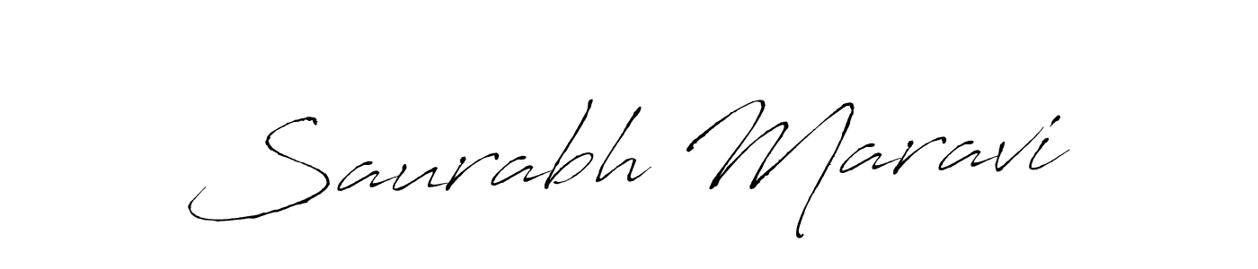 Create a beautiful signature design for name Saurabh Maravi. With this signature (Antro_Vectra) fonts, you can make a handwritten signature for free. Saurabh Maravi signature style 6 images and pictures png