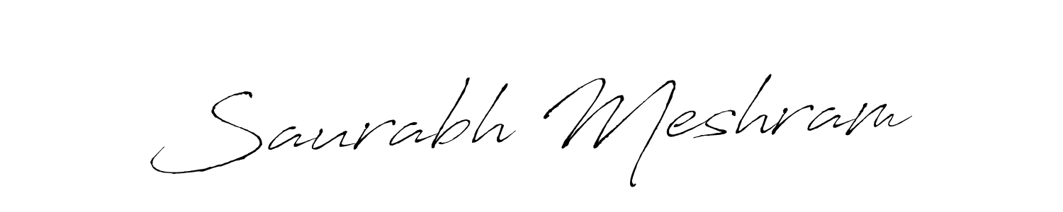 You should practise on your own different ways (Antro_Vectra) to write your name (Saurabh Meshram) in signature. don't let someone else do it for you. Saurabh Meshram signature style 6 images and pictures png