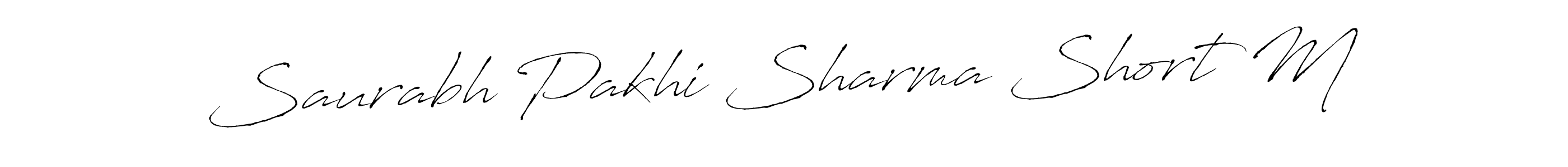 Also we have Saurabh Pakhi Sharma Short M name is the best signature style. Create professional handwritten signature collection using Antro_Vectra autograph style. Saurabh Pakhi Sharma Short M signature style 6 images and pictures png