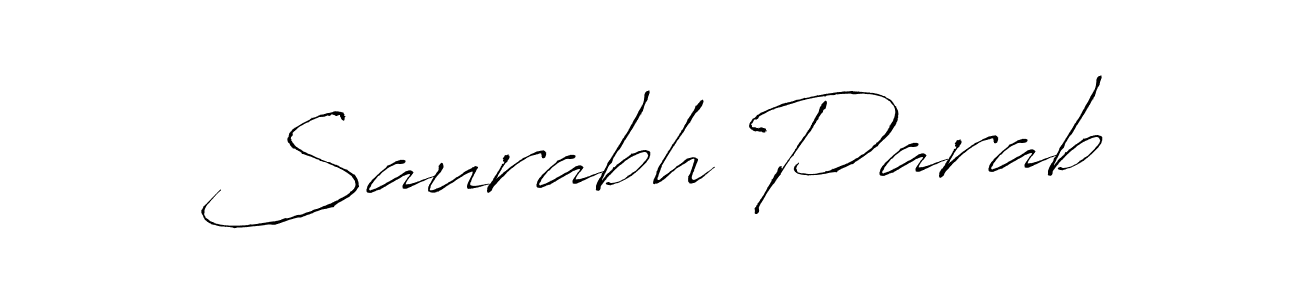 Also You can easily find your signature by using the search form. We will create Saurabh Parab name handwritten signature images for you free of cost using Antro_Vectra sign style. Saurabh Parab signature style 6 images and pictures png