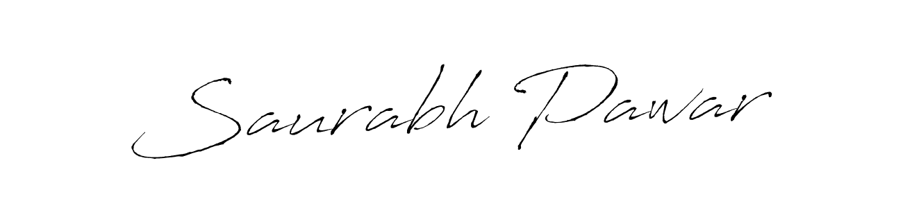Make a beautiful signature design for name Saurabh Pawar. With this signature (Antro_Vectra) style, you can create a handwritten signature for free. Saurabh Pawar signature style 6 images and pictures png