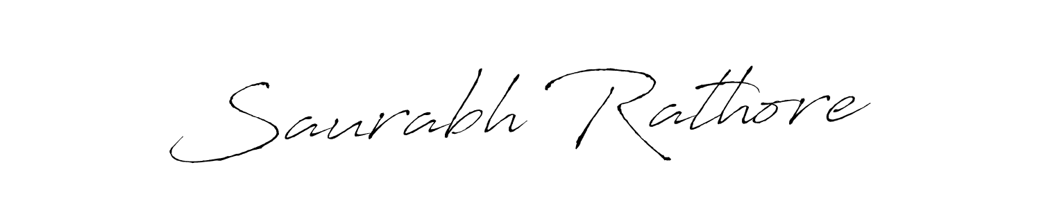 Make a beautiful signature design for name Saurabh Rathore. With this signature (Antro_Vectra) style, you can create a handwritten signature for free. Saurabh Rathore signature style 6 images and pictures png