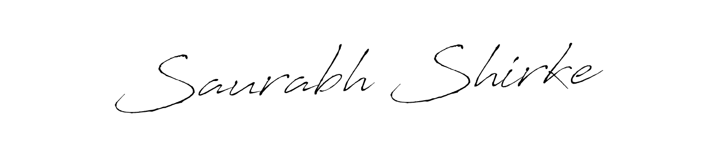 The best way (Antro_Vectra) to make a short signature is to pick only two or three words in your name. The name Saurabh Shirke include a total of six letters. For converting this name. Saurabh Shirke signature style 6 images and pictures png