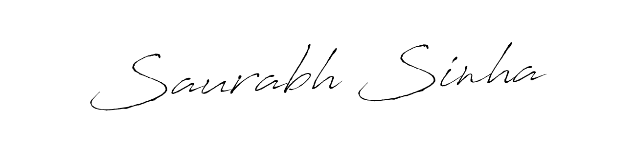 The best way (Antro_Vectra) to make a short signature is to pick only two or three words in your name. The name Saurabh Sinha include a total of six letters. For converting this name. Saurabh Sinha signature style 6 images and pictures png