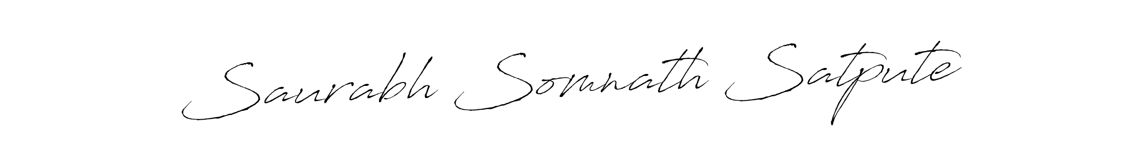 You should practise on your own different ways (Antro_Vectra) to write your name (Saurabh Somnath Satpute) in signature. don't let someone else do it for you. Saurabh Somnath Satpute signature style 6 images and pictures png