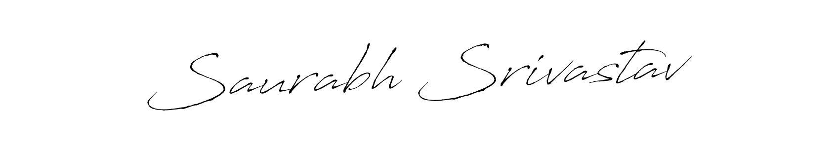 Saurabh Srivastav stylish signature style. Best Handwritten Sign (Antro_Vectra) for my name. Handwritten Signature Collection Ideas for my name Saurabh Srivastav. Saurabh Srivastav signature style 6 images and pictures png