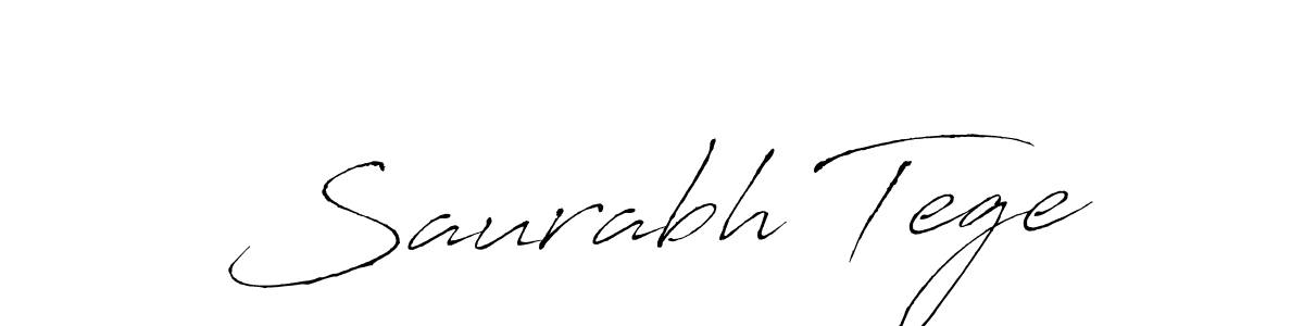 How to make Saurabh Tege signature? Antro_Vectra is a professional autograph style. Create handwritten signature for Saurabh Tege name. Saurabh Tege signature style 6 images and pictures png