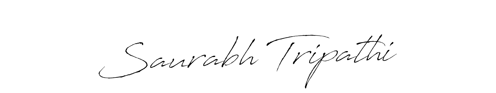 How to make Saurabh Tripathi signature? Antro_Vectra is a professional autograph style. Create handwritten signature for Saurabh Tripathi name. Saurabh Tripathi signature style 6 images and pictures png