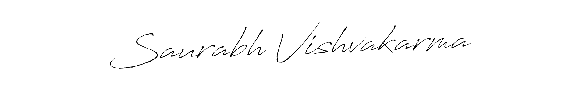 Use a signature maker to create a handwritten signature online. With this signature software, you can design (Antro_Vectra) your own signature for name Saurabh Vishvakarma. Saurabh Vishvakarma signature style 6 images and pictures png