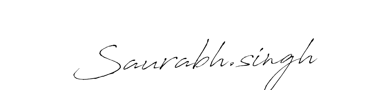 Design your own signature with our free online signature maker. With this signature software, you can create a handwritten (Antro_Vectra) signature for name Saurabh.singh. Saurabh.singh signature style 6 images and pictures png