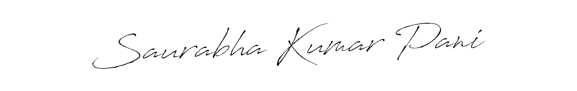 Make a beautiful signature design for name Saurabha Kumar Pani. With this signature (Antro_Vectra) style, you can create a handwritten signature for free. Saurabha Kumar Pani signature style 6 images and pictures png