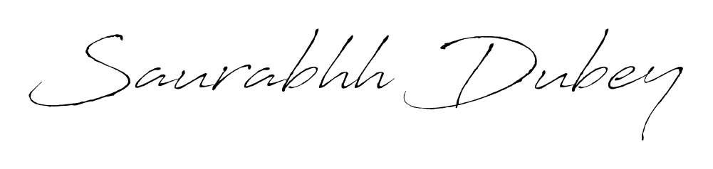 The best way (Antro_Vectra) to make a short signature is to pick only two or three words in your name. For converting this name Saurabhh Dubey. Saurabhh Dubey signature style 6 images and pictures png