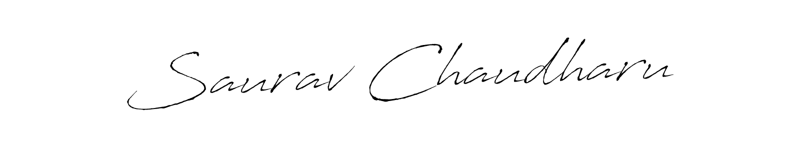 Use a signature maker to create a handwritten signature online. With this signature software, you can design (Antro_Vectra) your own signature for name Saurav Chaudharu. Saurav Chaudharu signature style 6 images and pictures png