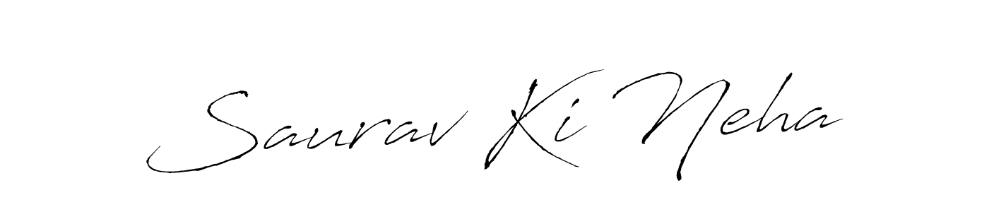 You should practise on your own different ways (Antro_Vectra) to write your name (Saurav Ki Neha) in signature. don't let someone else do it for you. Saurav Ki Neha signature style 6 images and pictures png