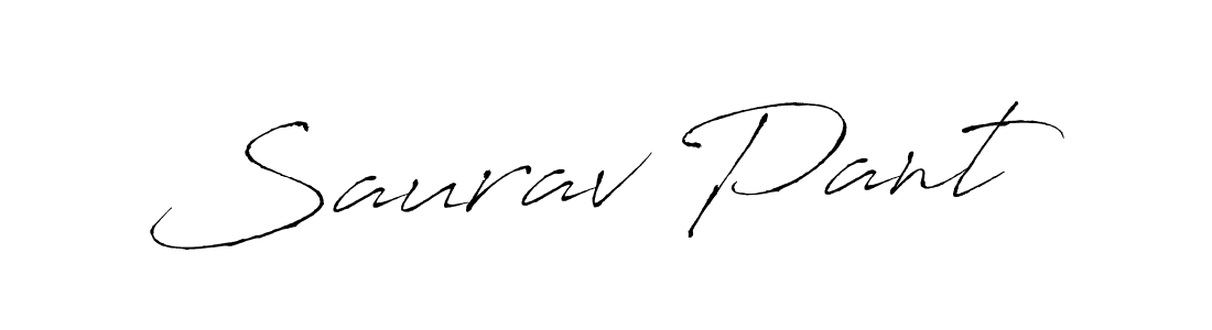 Make a beautiful signature design for name Saurav Pant. With this signature (Antro_Vectra) style, you can create a handwritten signature for free. Saurav Pant signature style 6 images and pictures png